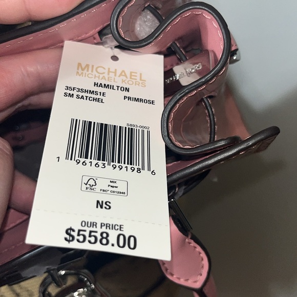 NWT Michael Kors Hamilton Primrose Small Satchel - Picture 6 of 6